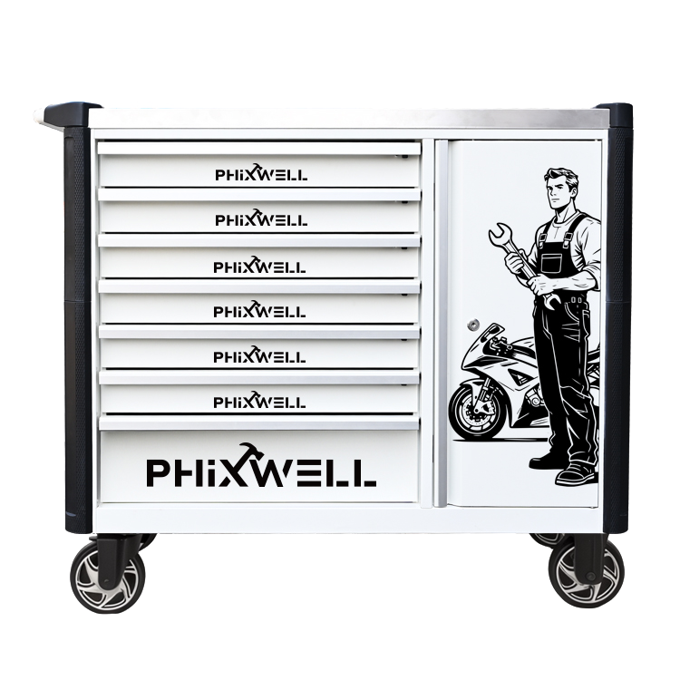 719516 PHIXWELL 7 서랍 새 모델 도구 캐비닛