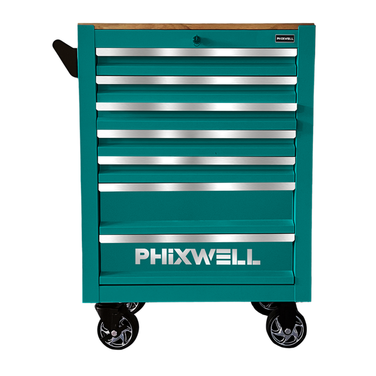 719506 PHIXWELL 7단 서랍장과 목재 조리대