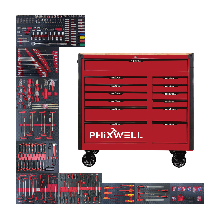 719518 PHIXWELL 13개 서랍 대형 도구 캐비닛
