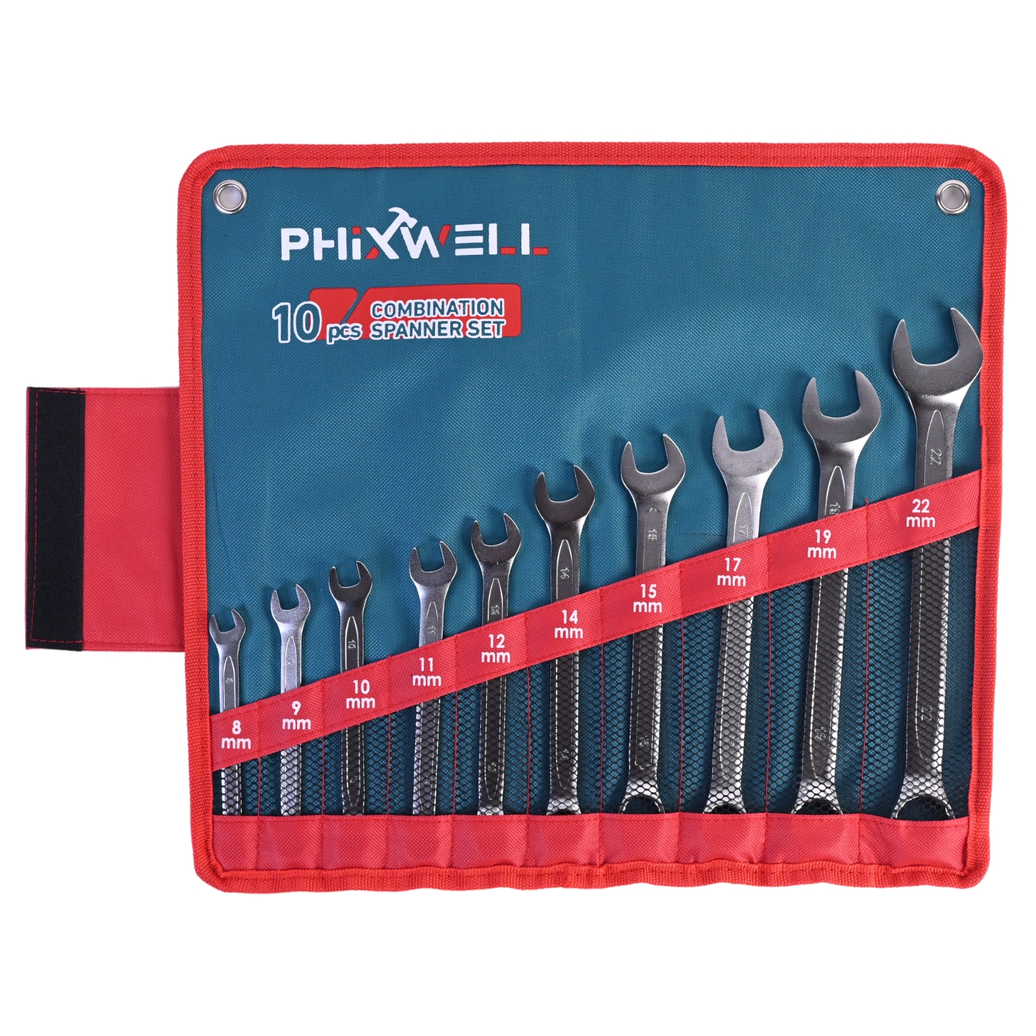717532 PHIXWELL 10 PCS 콤비네이션 렌치 세트