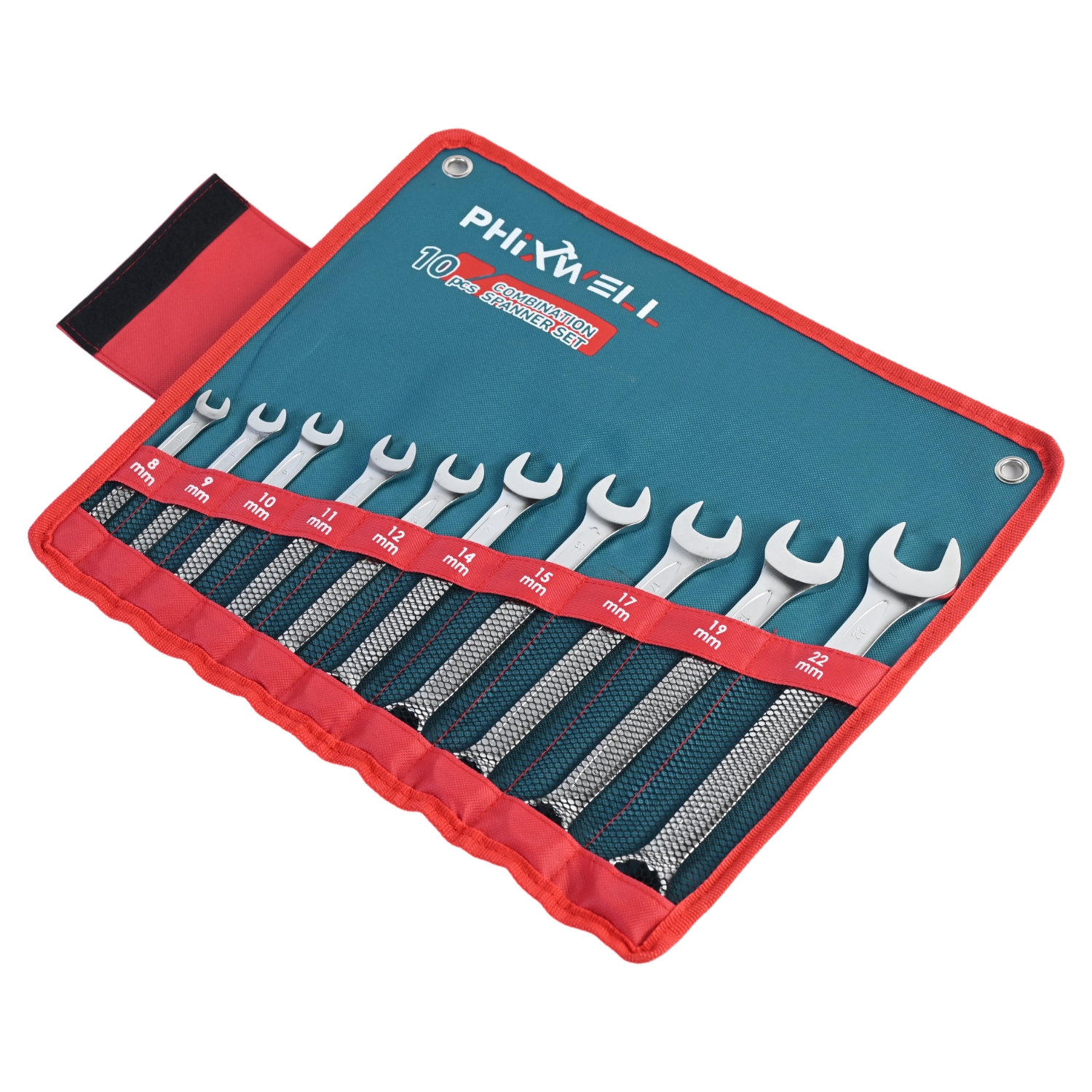 717532 PHIXWELL 10 PCS 콤비네이션 렌치 세트