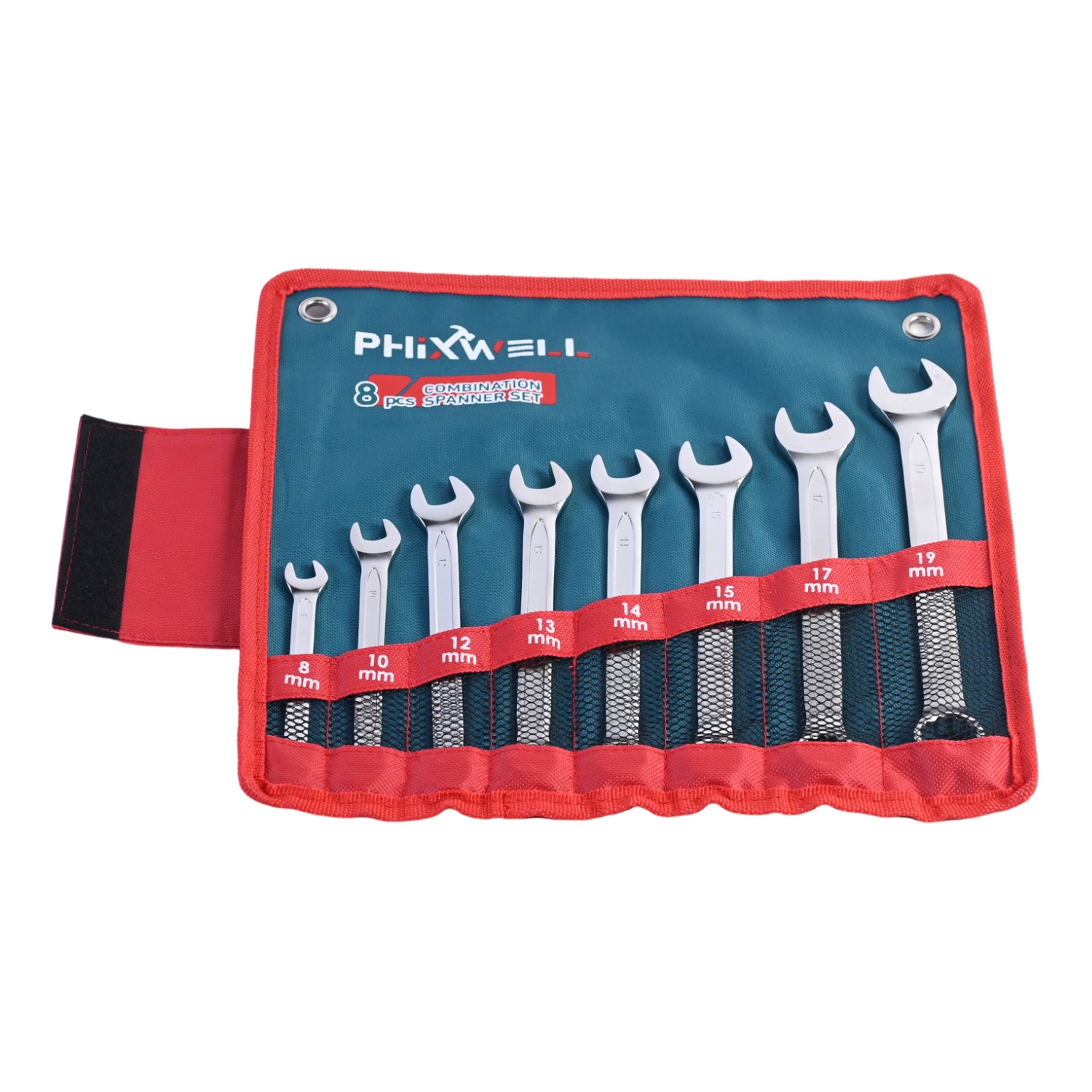 717531 PHIXWELL 8 PCS 콤비네이션 렌치 세트